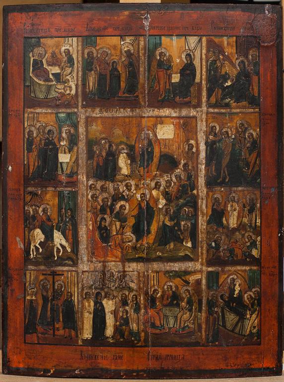 IKON. Ryssland. 1800-tal.