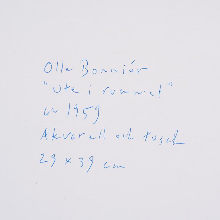 Olle Bonniér, "Ute i rummet".