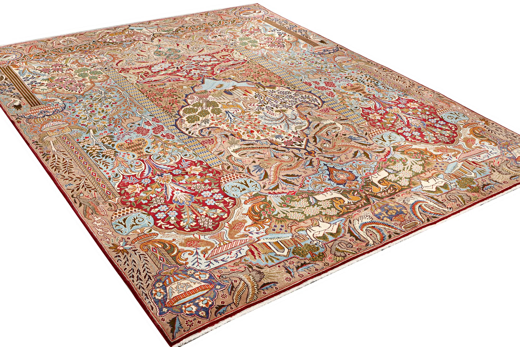 A Kazak carpet, c. 383 x 292 cm.