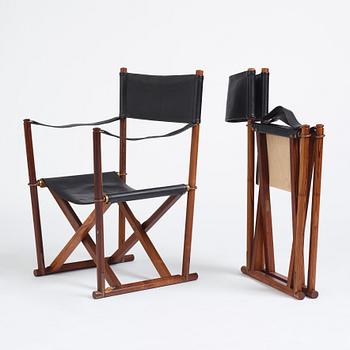 Mogens Koch, four 'MK16' folding chairs, Denmark 1960s.