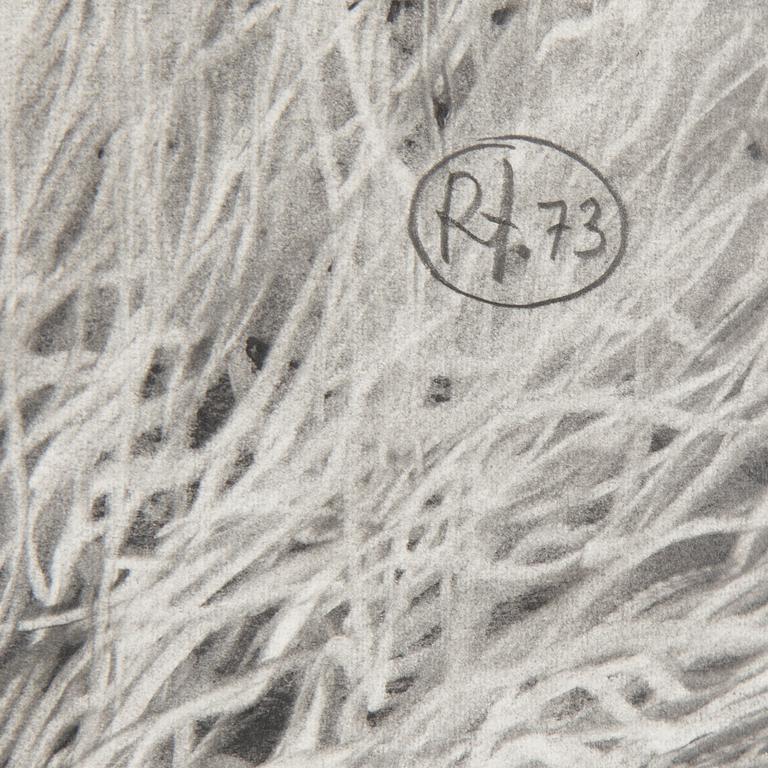 ROJ FRIBERG, blyerts på papper, signerad Rf. och daterad 73.