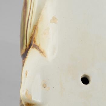 Sven Wejsfelt, a stoneware pike figurine/sculpture, Gustavsberg, Sweden.