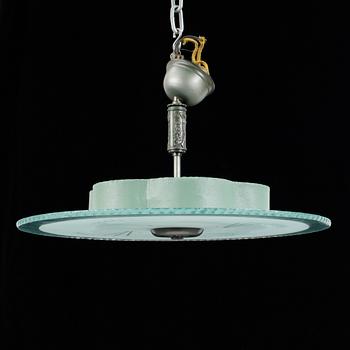 TAKPLAFOND, glas, 1940-tal.