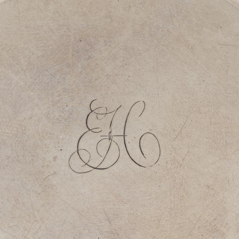Seven Swedish Silver Boxes, including mark of Petter Eneroth, Stockholm 1792.