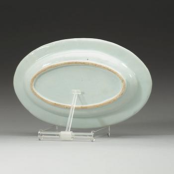 FAT, vapenporslin. Qing dynastin, Qianlong (1736-95).