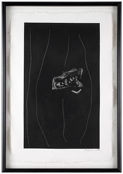 Robert Motherwell, "Soot-black stone #2".