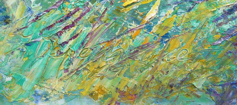 JOHNNY OPPENHEIMER, olja på pannå, sign.