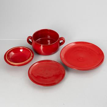 Charles Voltz, dinner service, Vallauris, France, 1960s/1970s (31 pieces).