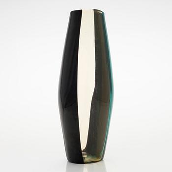 Fulvio Bianconi, a 'Spicchi' vase, signed Venini Murano Italia.