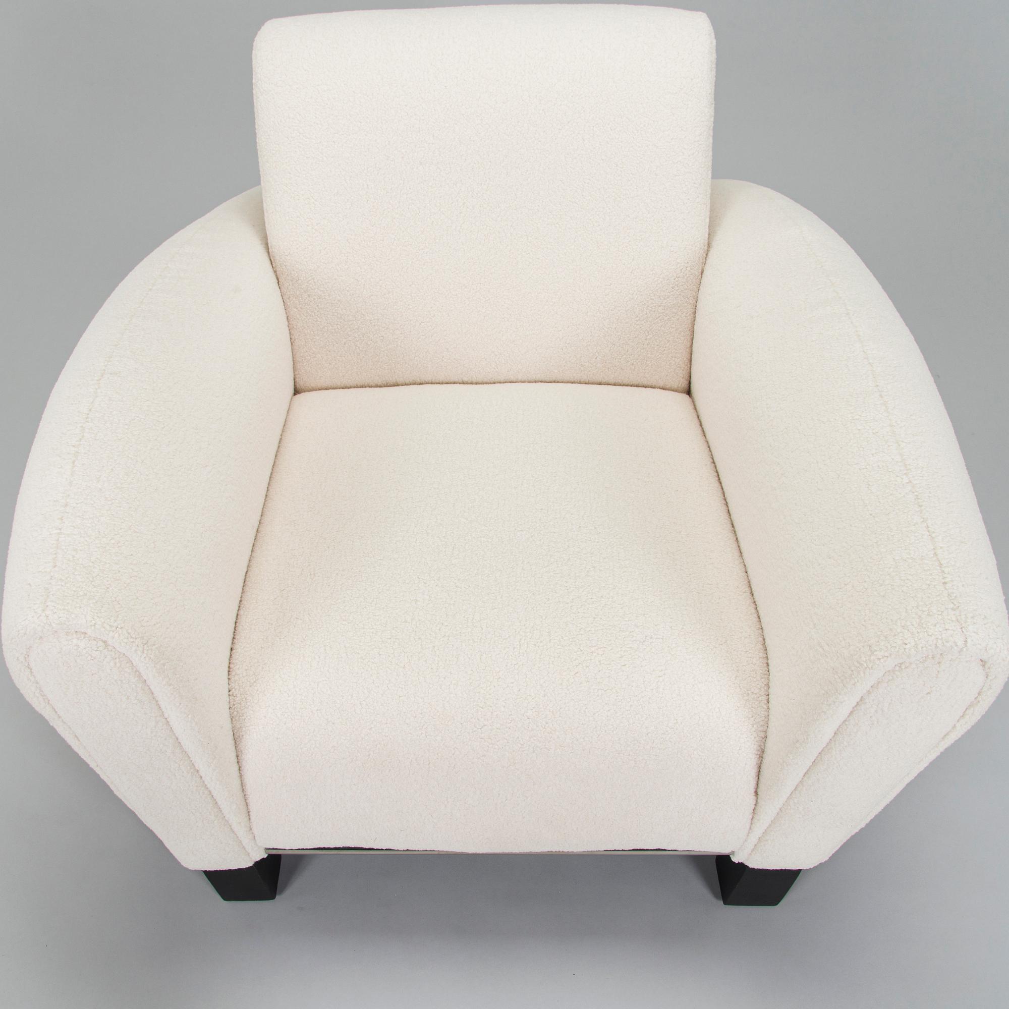 Franz Romero,A 1980s "Bugatti DS 57", armchair for de Sede, Switzerland,.