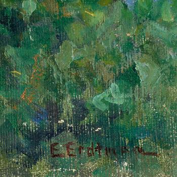 ELIAS ERDTMAN, olja på duk, sign.