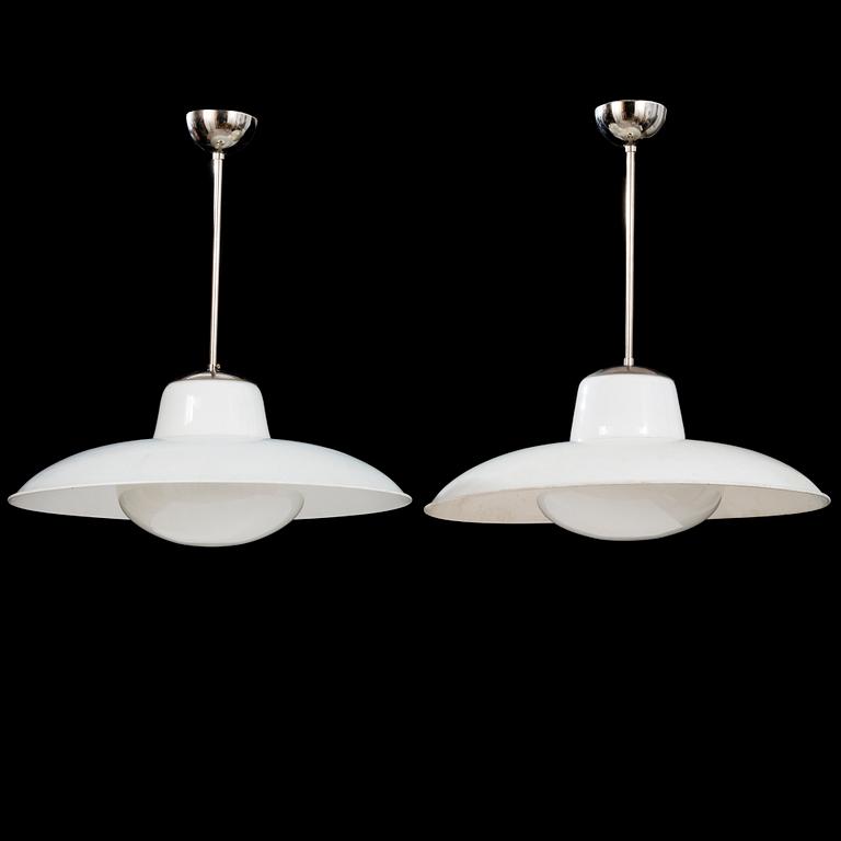 GUNILLA JUNG, taklampor 2 st, modell 1059, Stockmann Orno 1930-tal.