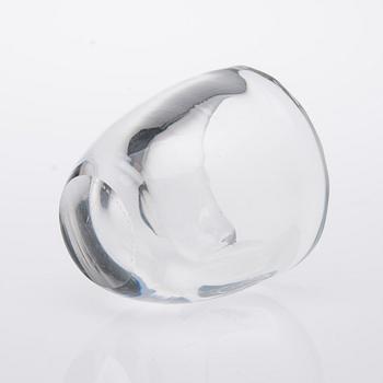 VAS, glas, modell 3508, signerad Tapio Wirkkala Iittala. Formgiven 1950.