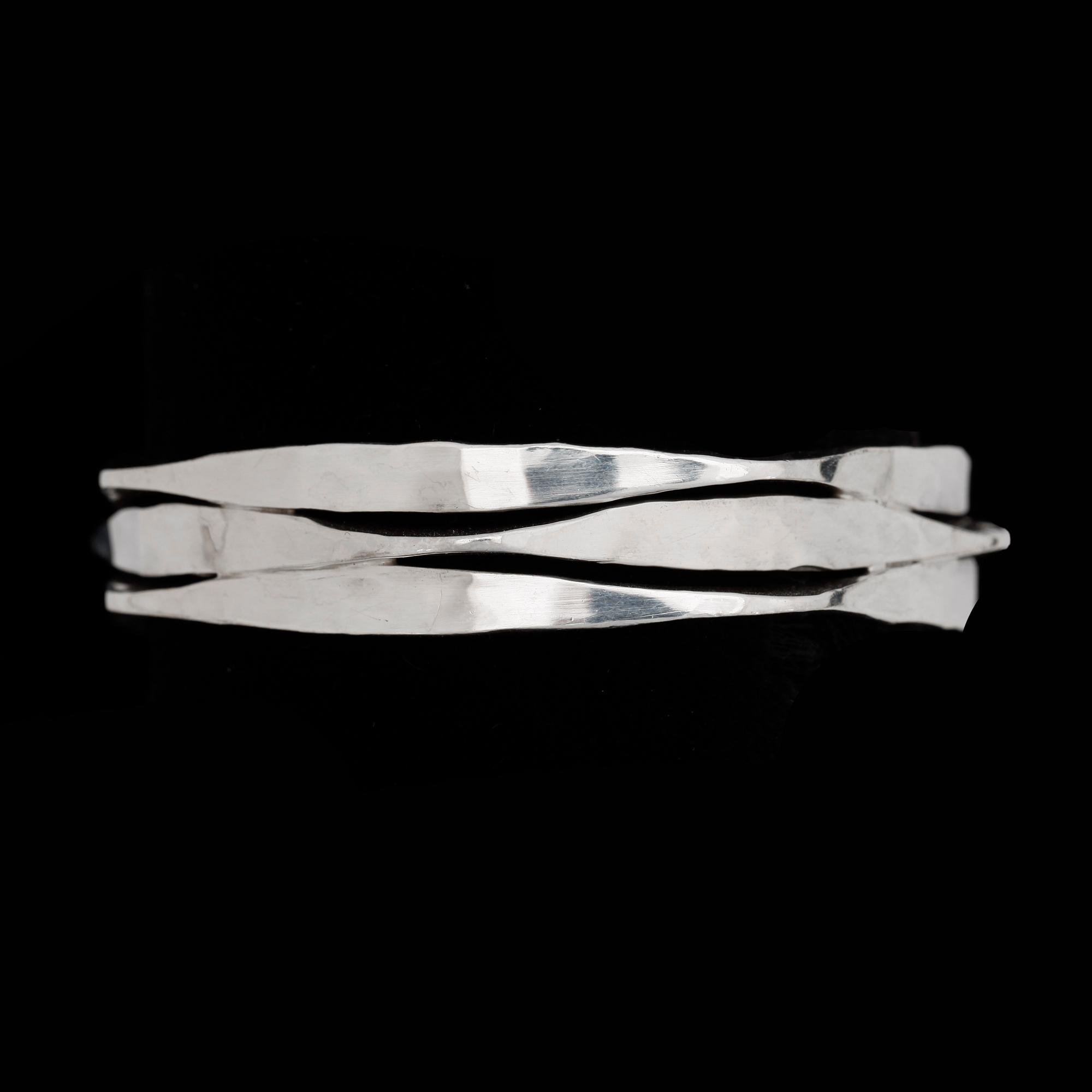 ARMRING, sterling silver, Rey Urban, 1977. Vikt ca65g.