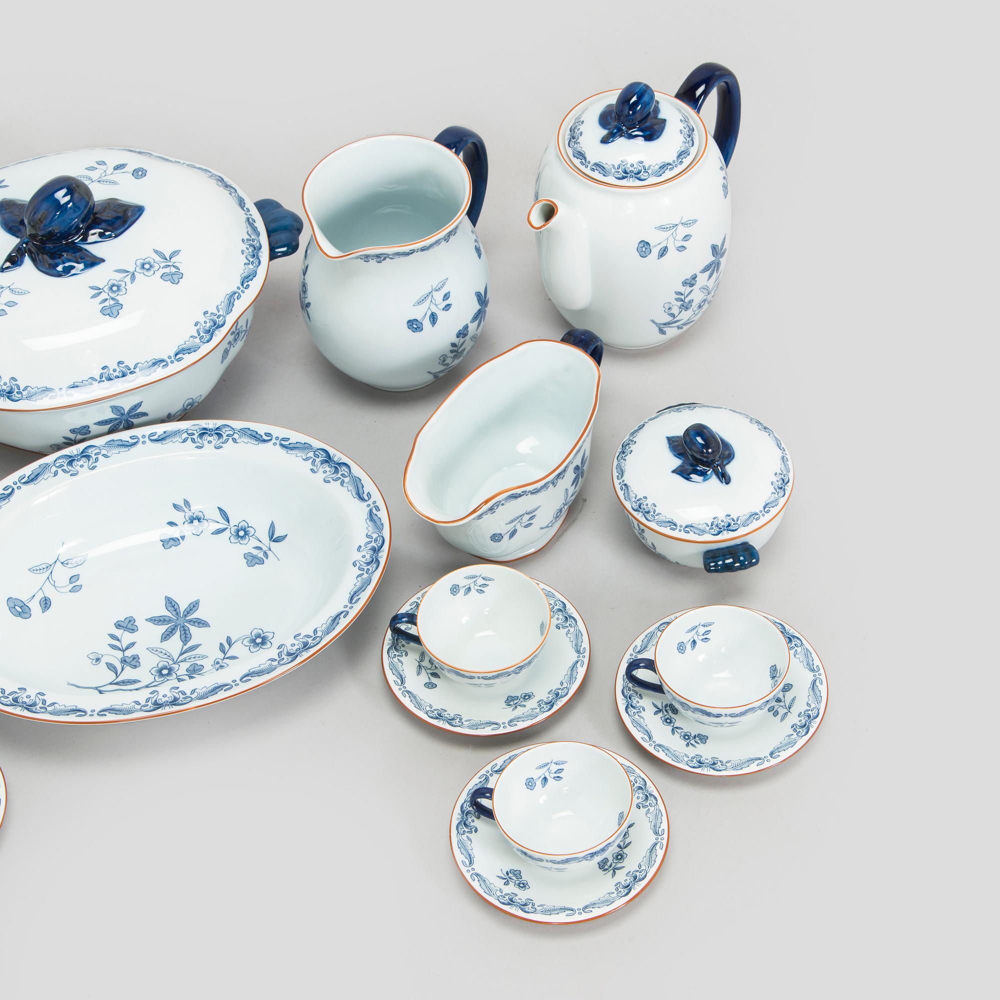 A 19-piece 'Ostindia' tableware set, Rörstrand, Sweden.