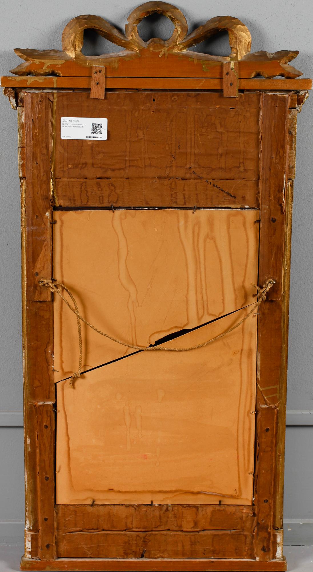 SPEGEL, gustaviansk stil, 1900-talets första hälft.