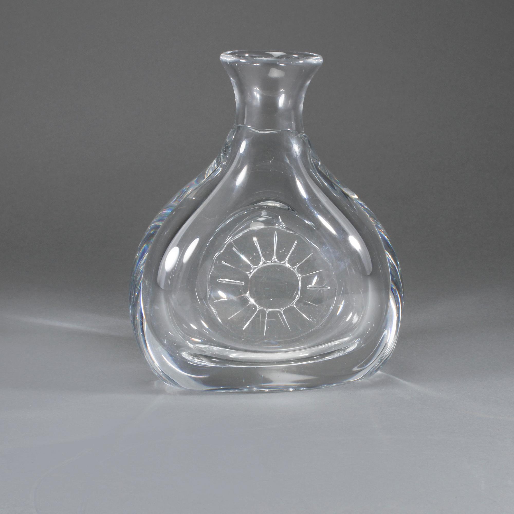 VAS, glas, "Thalatta", Bengt Edenfalk, Skruf, unik, signerad och daterad -63.