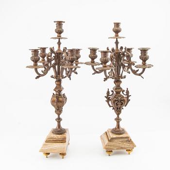 Table garniture 3 pcs 20th century.