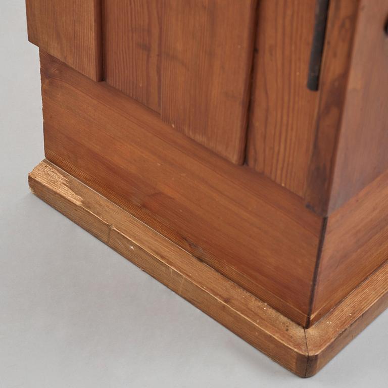 Axel Einar Hjorth, a stained pine 'Lovö' cabinet, Nordiska Kompaniet, 1930s.