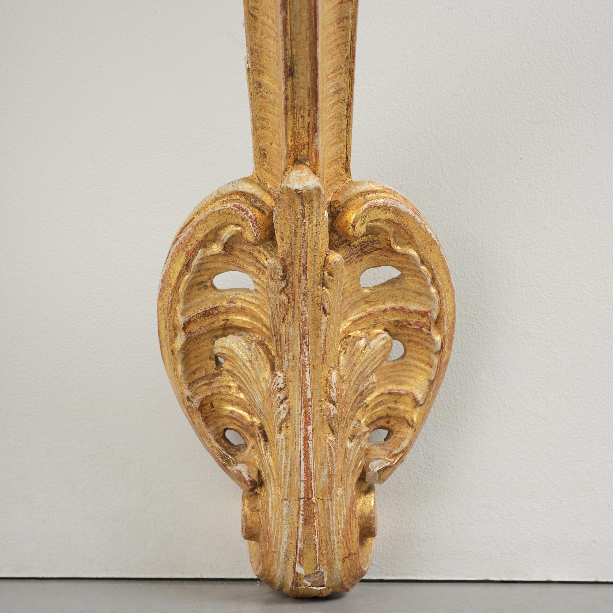 A Swedish Rococo console table.