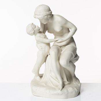 Figurin, parian, troligen Gustavsberg, 1906-26.
