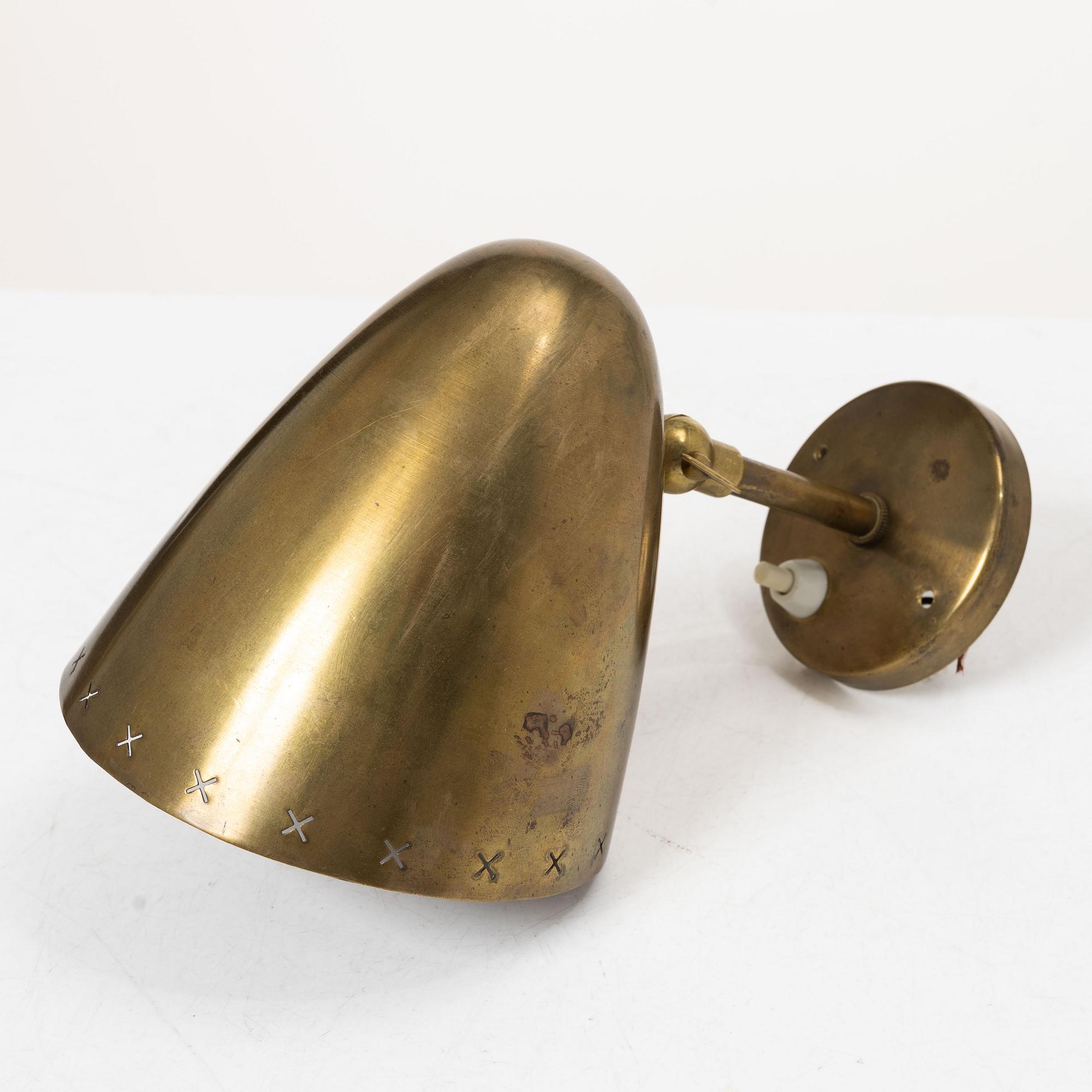 Wall lamp/bedside lamp, Swedish Modern, 1940s.
