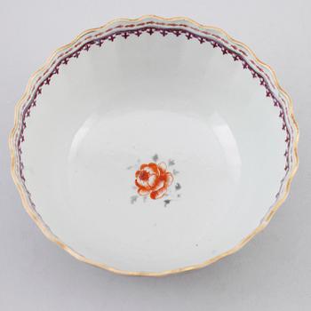 SKÅL, porslin, Kina, Qianlong 1736-1795.