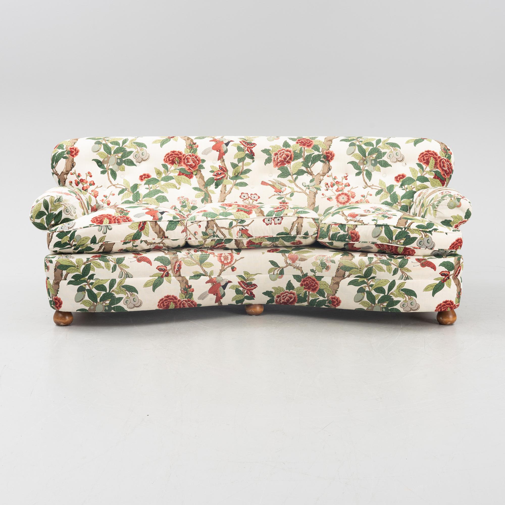 Josef Frank, a model '968' sofa, Svenskt Tenn.