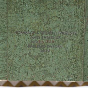 Mats Theselius, an "Hommage à Sigurd Lewerentz" armchair, ed. EA 3/6, Källemo, Värnamo, post 2012.