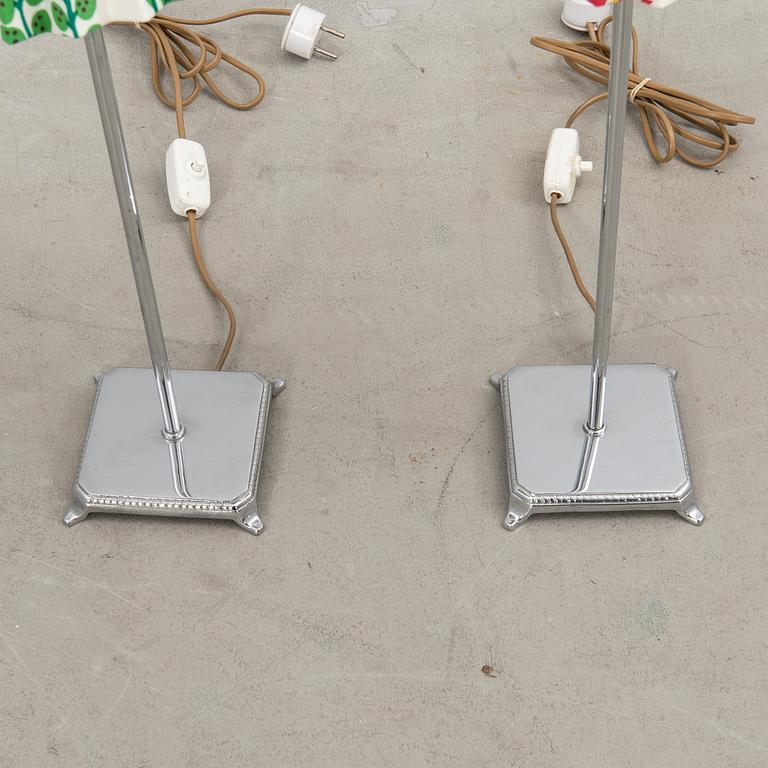 Bordslampor ett par AHX 1900-talets senare del.