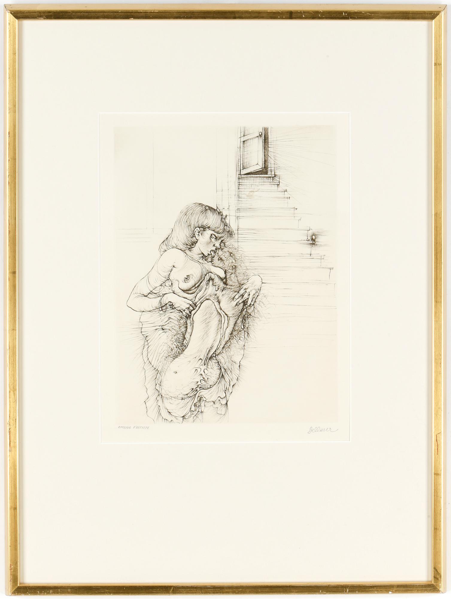 HANS BELLMER, litografi, signerad, EA.