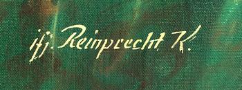 JOHAN KAROLY REINPRECHT, oil on canvas, signed.