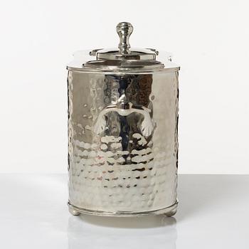 Wine cooler, silver plate, period.