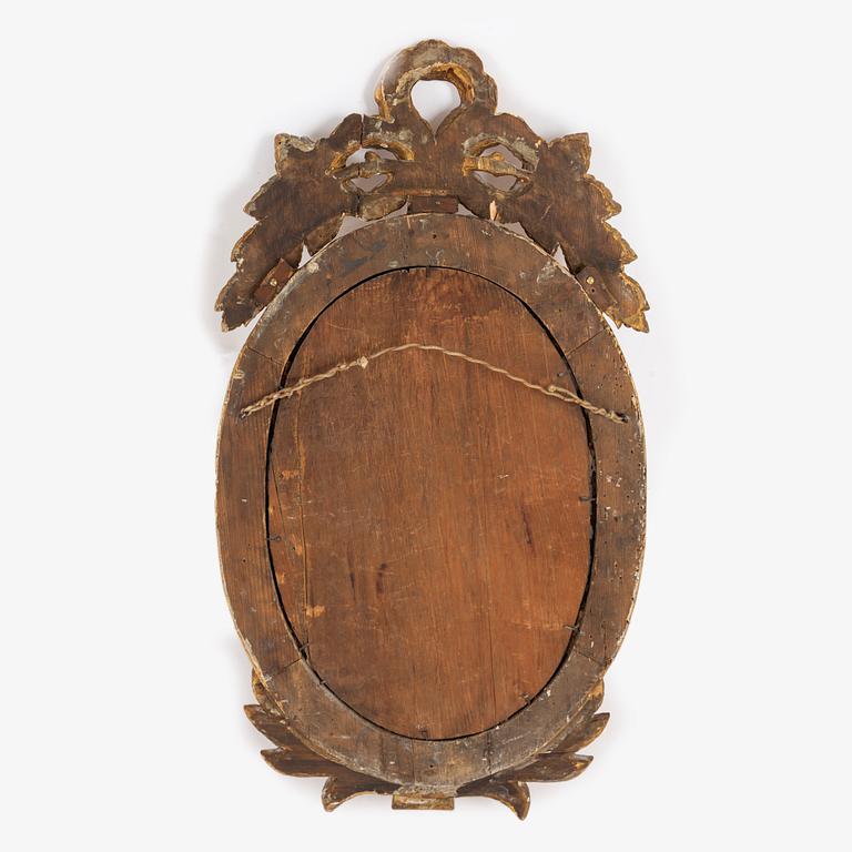 A Gustavian mirror sconce, late 18th Century.