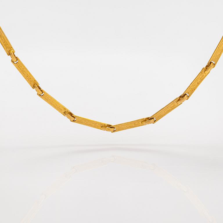 Björn Weckström, "Nile", a 14K gold necklace. Lapponia 1978.