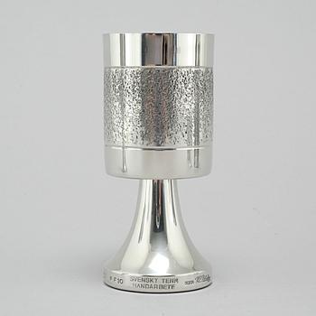 K-E PALMBERG, servisglas, 78 st, tenn, Alton, 1970/80-tal.