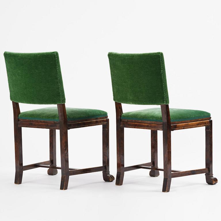 a pair of chairs, Boet, Gothenburg, 1920s-30s.