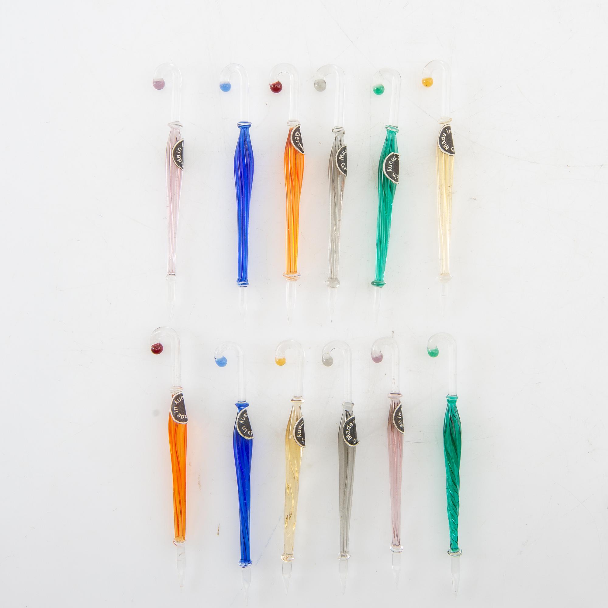 Drinking and smoking accessories, first half of the 20th century.