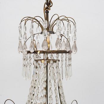 A Gustavian style chandelier, 20th Century.
