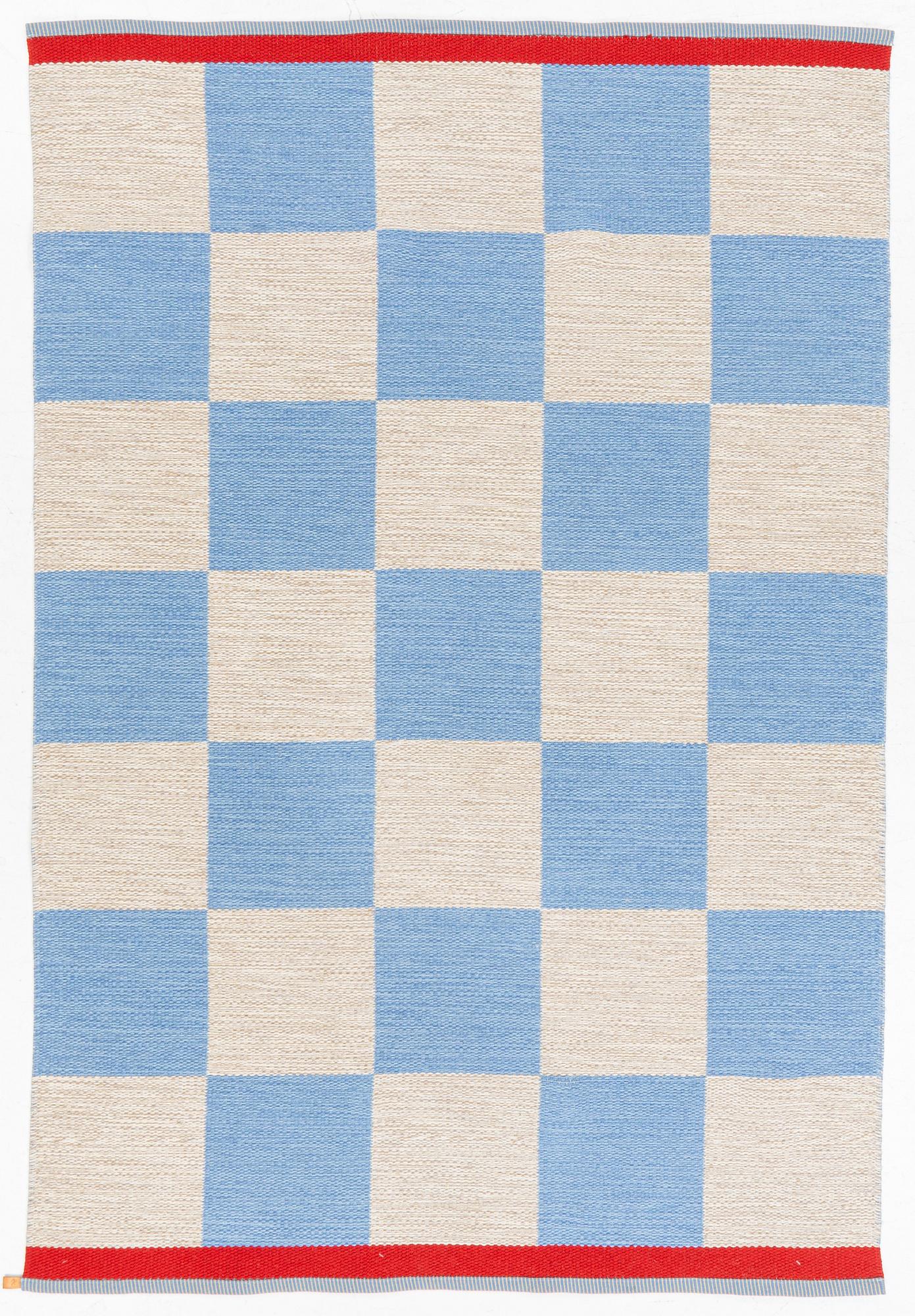 Gunilla Lagerhem Ullberg, matta, "Arkad Checkerboard", Kasthall, ca 241 x 162 cm.