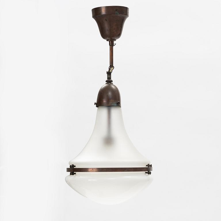 Peter Behrens, a 'Luzette' ceiling lamp for AEG (Allgemeine Electricitäts-Gesellschaft), Germany.