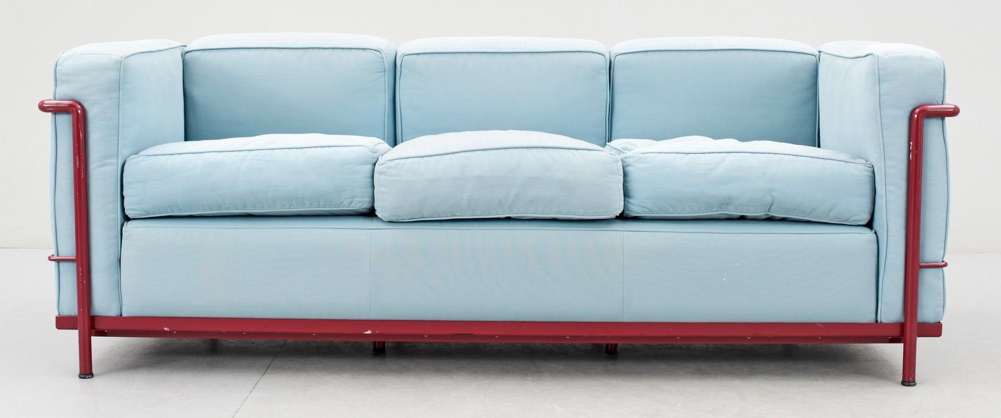 LE CORBUSIER, soffa, "LC 2", Cassina, Italien.