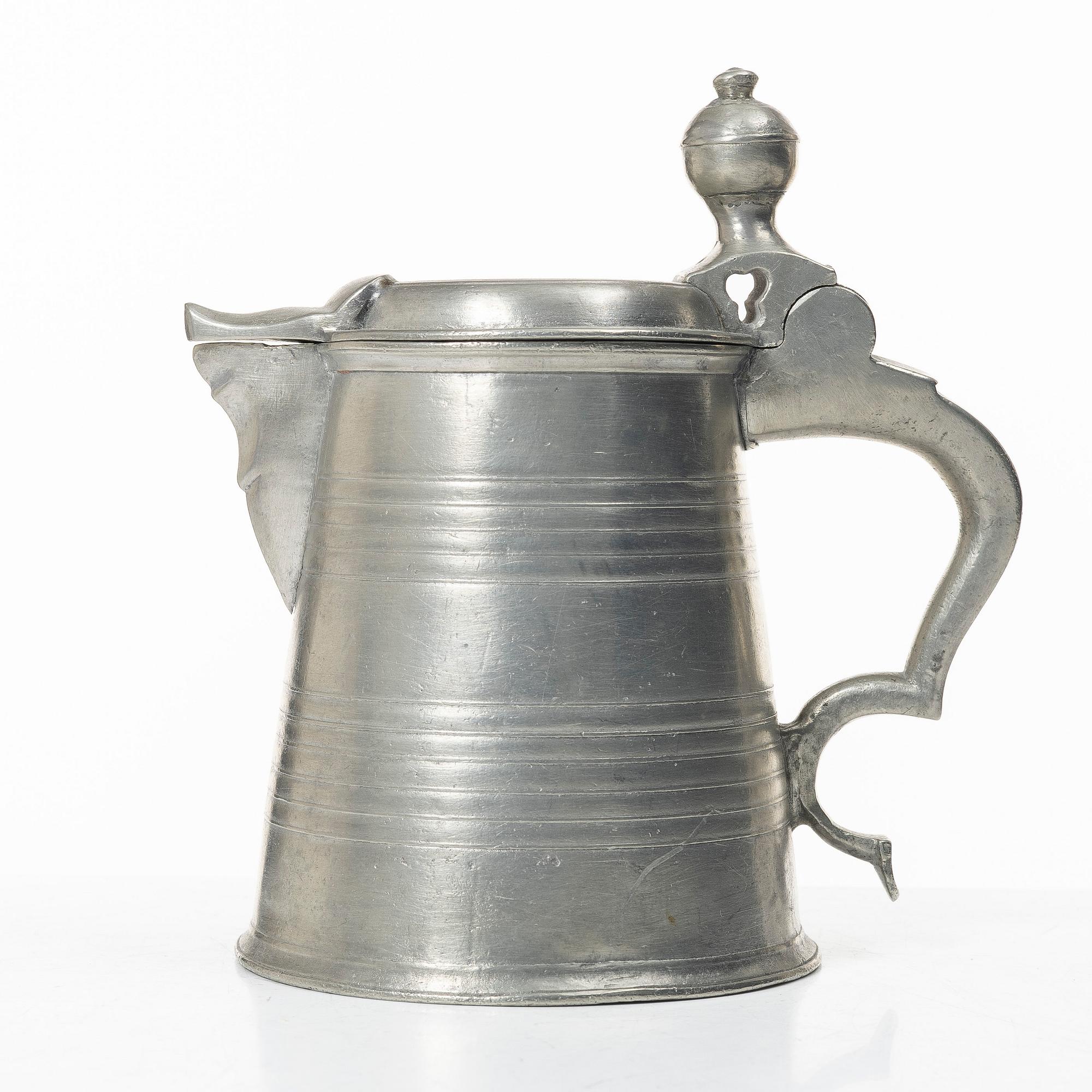 Measuring vessel, by Anders Falk, Köping, 1774.