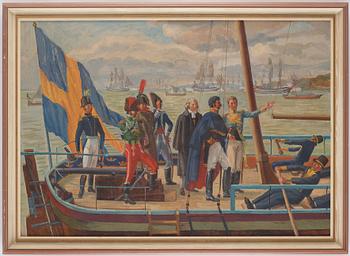 Jean Baptiste Bernadotte anländer till Helsingborg 1810.
