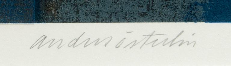 Anders Österlin, , 2 signed and numbered colour serigraphs 29/95 and 124/125.