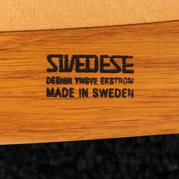 Yngve Ekström, armchair with footstool, "Lamino", Swedese, 2007.