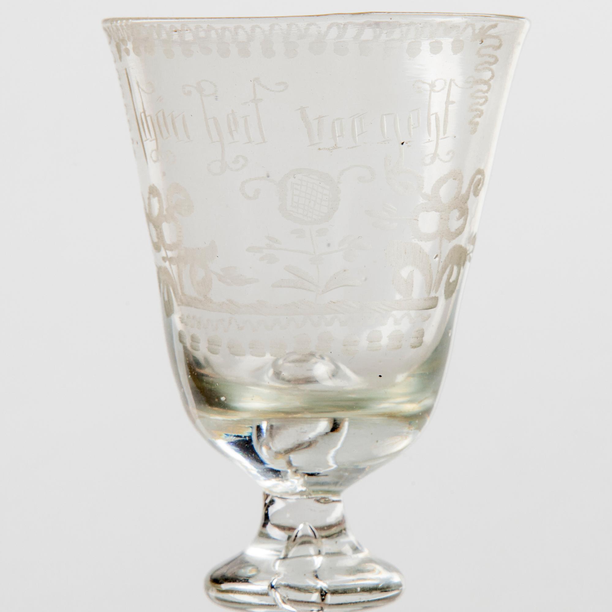 GLAS, Tyskland, 1700-tal.