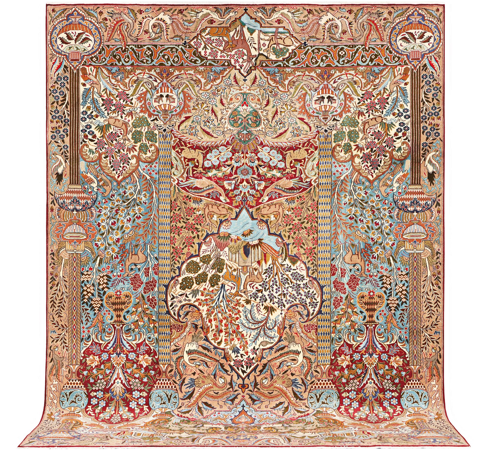 A Kazak carpet, c. 383 x 292 cm.