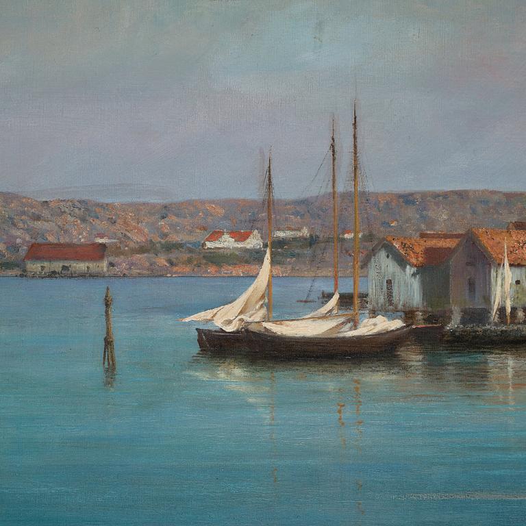 August Hagborg, Motiv från Härön, Bohuslän.