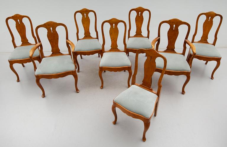 MATGRUPP, 9 delar, rokokostil, 1900-talets första hälft.